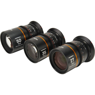 Avatar Shop|Laowa Nanomorph S35 Prime 3-Lens Bundle, 27mm 35mm 50mm, Amber, Montura Canon RF, Anamorfic 1.5x, T2.8-T2.4|LAOWA