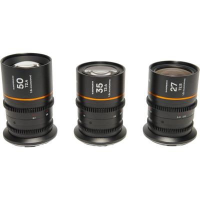 Avatar Shop|Laowa Nanomorph S35 Prime 3-Lens Bundle, 27mm, 35mm, 50mm, Montura L, Strangere Anamorfica 1.5x, Amber|LAOWA