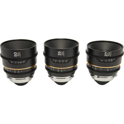 Avatar Shop|Laowa Nanomorph S35 Prime 3-Lens Bundle, 27mm, 35mm, 50mm, Amber, Montura Arri PL/Canon EF, Strangere Anamorfica 1.5x|LAOWA