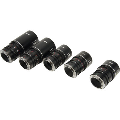 Avatar Shop|Laowa Nanomorph S35 Prime 5-Lens Bundle, Montura Sony E, 27-80mm T2.4, Squeeze 1.5X, Finisaj Argintiu|LAOWA