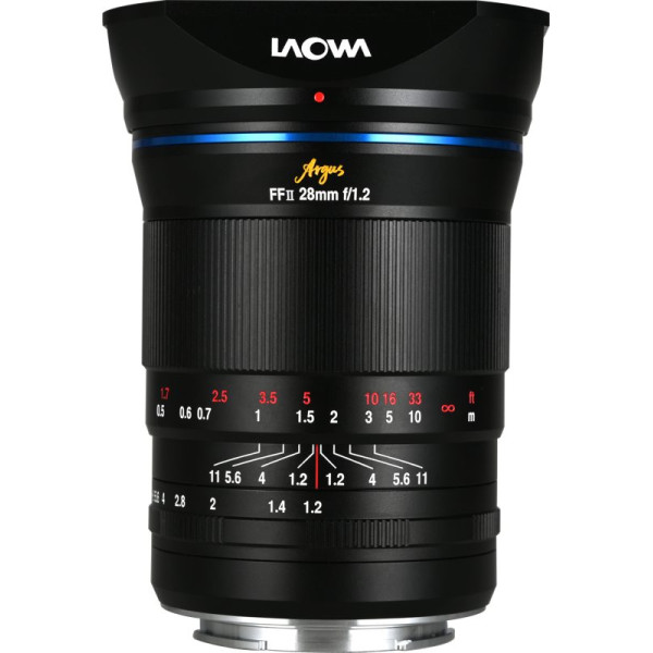 Laowa Argus 28mm f/1.2 FF, Obiectiv Fix, Montura Sony E, Diafragma f/1.2, Focalizare Manuala
