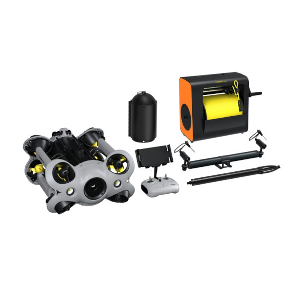 Chasing M2 S 2.0 Advanced Set, ROV Subacvatic Industrial 4K, Cablu 200m, Baterie Suplimentara 200Wh, Grabber Claw A, Floodlight
