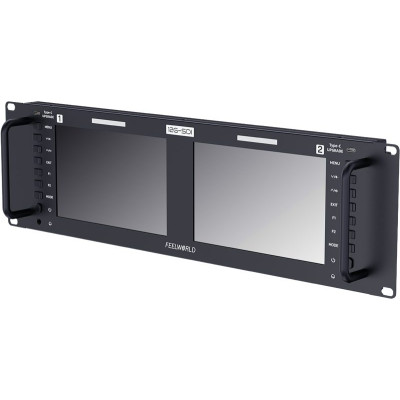 Avatar Shop|Feelworld FRM701G Monitor Dual 7 inch, Rezolutie 1920x1200, 3RU Rackmount, 12G-SDI, 4K@60Hz|FEELWORLD
