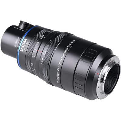 Avatar Shop|Laowa Aksen 17.5mm f/1.7 5-10X Ultra Macro APO, Versiune Iluminare Coaxiala, Montura Fuji X, Focalizare Manuala|LAOWA