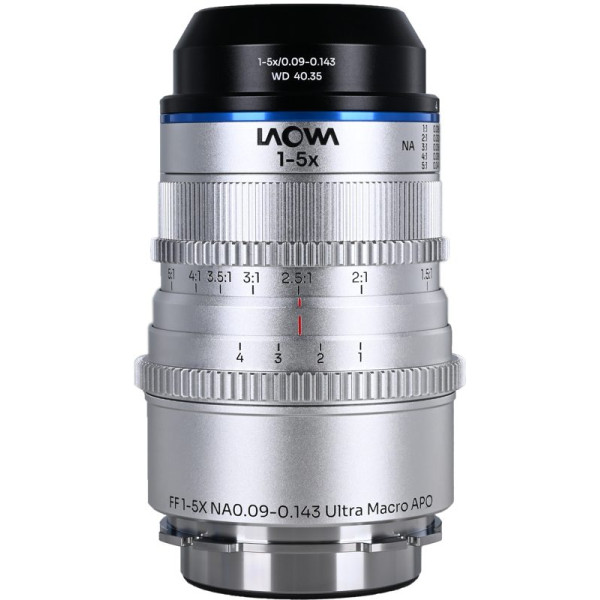 Laowa Aksen 45mm f/2.8 1-5X Ultra Macro APO, Obiectiv Cine, Montura Arri PL