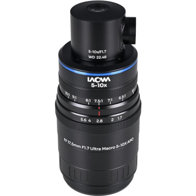 Avatar Shop|Laowa Aksen 17.5mm f/1.7 5-10X Ultra Macro APO, Versiune Iluminare Coaxiala, Montura Sony FE, Zoom Intern, Focalizare Manuala|LAOWA