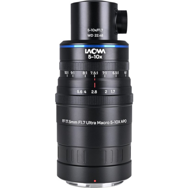Laowa Aksen 17.5mm f/1.7 5-10X Ultra Macro APO, Montura Nikon Z, Iluminare Coaxiala, Focalizare Manuala
