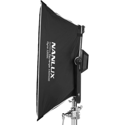 Avatar Shop|NANLUX Softbox Dreptunghiular 140x100 pentru Dyno 1200C, Montare Rapida, Interior Argintiu, Cu Eggcrate|Nanlux