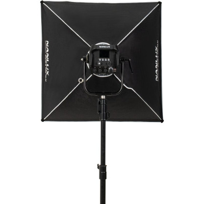 Avatar Shop|Nanlux Square Softbox SB-NLM-100-S, 100cm, Montura NLM, Pentru Seria Evoke, Eggcrate Inclus|Nanlux