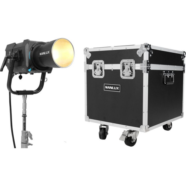 NANLUX Evoke 900C Spot Light cu Flight Case, Montura NL, CCT 1800K-20000K, 12940 lux@3m, IP55, RGBLAC