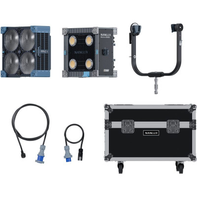 Avatar Shop|NANLUX Evoke Matrix 2500B Bi-color, Kit Cutie Transport, Putere 2500W, CCT 2700K-6500K, Lentila Fresnel Motorizata, IP66|Nanlux
