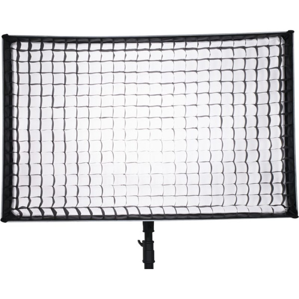 NANLUX Softbox Dreptunghiular cu Eggcrate pentru Dyno 650C, Dimensiuni 1200x800x350mm, Greutate 2.3kg, Interior Argintiu