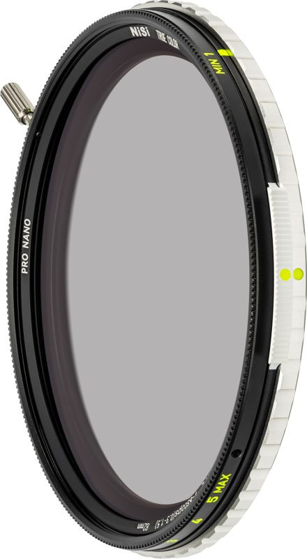 NiSi Filtru VND/PL 1-5 Stops True Color, Diametru 77mm, Cadru Metalic Ultra-Subtire, Acoperire Nano, Marcaje Luminescente