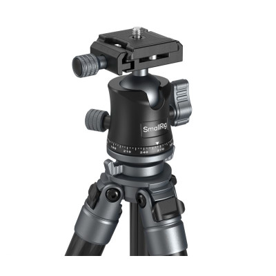 Avatar Shop|SmallRig 6598 Trepied Foto Carbon Fiber, Ultra-Usor, Inaltime Maxima 1360mm, Cap Bila 360, Sarcina 5kg|SmallRig