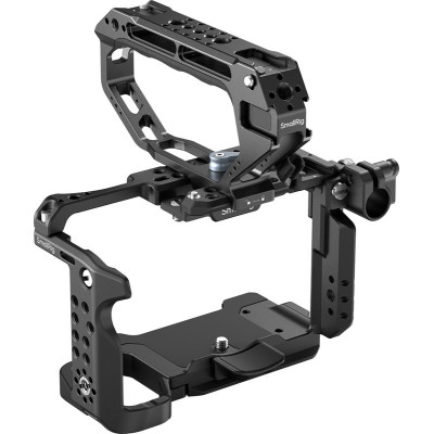 Avatar Shop|SmallRig 6775 Advanced Hawklock Handheld Cage Kit, Carcasa Pentru Sony FX5, Montura NATO, Placa Arca, Clema Tija 15mm, Maner|SmallRig