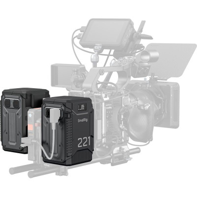 Avatar Shop|SmallRig 5865 T221 Baterie V-Mount, 221Wh, IP54 Triple-Proof, Rezistenta la Cadere 1.8m, Incarcare Rapida PD 140W|SmallRig