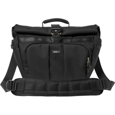 Avatar Shop|Think Tank FocusPoint Crossbody I, Geanta Foto Crossbody, Volum 13L, Asphalt Black, Inchidere Rolltop, Buzunar Ascuns AirTag|THINK TANK