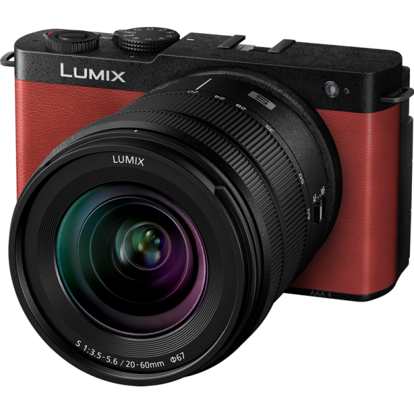 Panasonic Lumix S9 Crimson Red 20-60 F/3.5-5.6, Aparat foto digital mirrorless