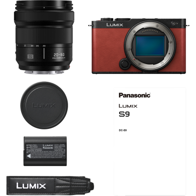 Avatar Shop|Panasonic Lumix S9 Crimson Red 20-60 F/3.5-5.6, Aparat foto digital mirrorless|Panasonic