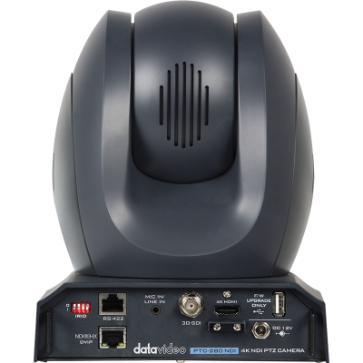 porturi conectare hdmi sdi lan poe camera datavideo ptc-280 neagra