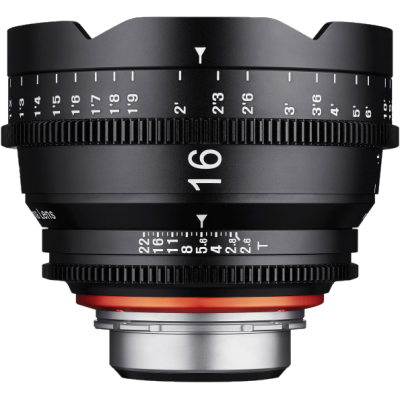 Avatar Shop|Samyang Xeen 16mm T2.6 PL, Obiectiv Cinema, Unghi Larg 106.9 Grade, Montura PL, Diafragma T2.6, 11 Lamele|XEEN