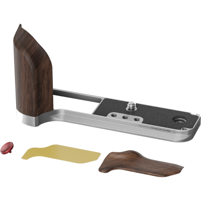 Avatar Shop|SmallRig 5266 L-Shape Mount Plate with Wooden Handle for FUJIFILM GFX100RF Black|SmallRig