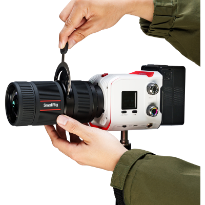 Avatar-Shop|Kit iluminare profesionala SmallRig RC 60B COB Bi-Color + Atasament Proiectie Optica (GoBo)|SmallRig