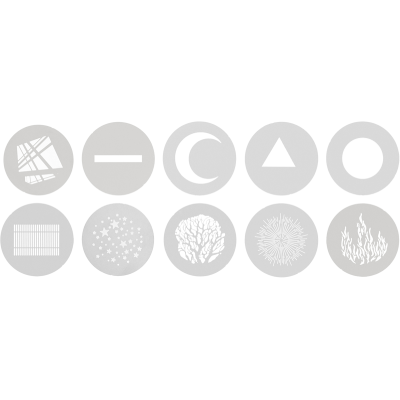 Proiector optic GoBo efecte umbre perete