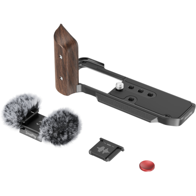 Avatar Shop|SmallRig 5260 L-Shape Mount Plate with Wooden Handle for FUJIFILM X-M5 Black|SmallRig