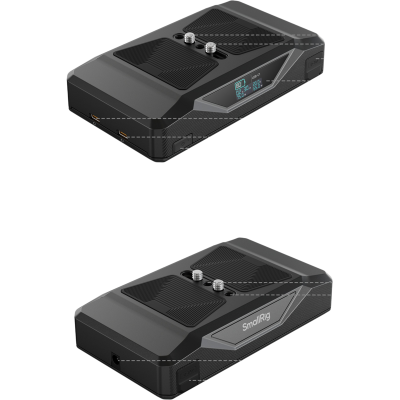 Avatar Shop|SmallRig 4826 CB75 Camera Base Battery, Baterie cu Placa de Baza, Capacitate 73.8Wh, Incarcare Rapida 65W, 2x D-Tap, 2x USB-C|SmallRig