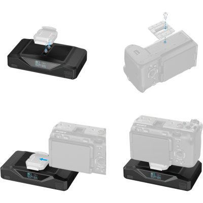 Avatar Shop|SmallRig 4826 CB75 Camera Base Battery, Baterie cu Placa de Baza, Capacitate 73.8Wh, Incarcare Rapida 65W, 2x D-Tap, 2x USB-C|SmallRig