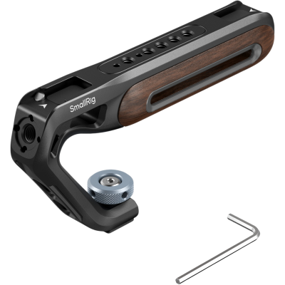 Avatar Shop|SmallRig 5250 Wooden Top Handle with Cold Shoe Mount|SmallRig