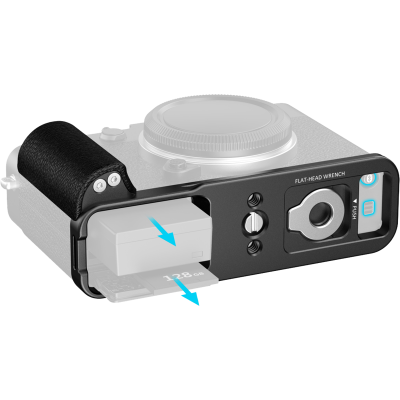 Avatar Shop|SmallRig 5448 L-Shaped Mount Plate with Silicone Handle for FUJIFILM X-E5 Black|SmallRig