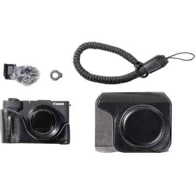 Avatar-Shop|SmallRig 5386 Leather Case Kit for Canon PowerShot V1 Black|SmallRig