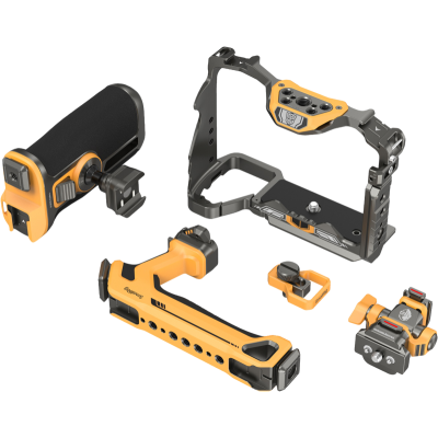 Avatar Shop|SmallRig 5518 "HawkLock" Quick Release Cage Kit for Sony A7R V/ A7 IV/ A7S III (Adv Ed) (Bumblebee)|SmallRig