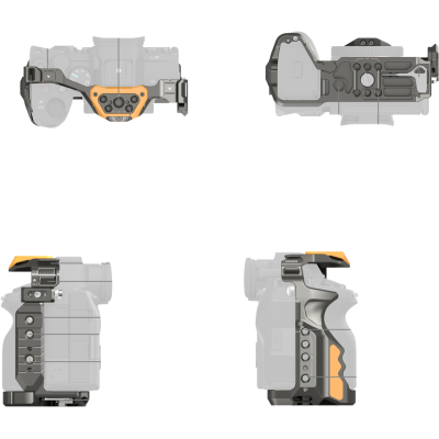 Avatar Shop|SmallRig 5518 "HawkLock" Quick Release Cage Kit for Sony A7R V/ A7 IV/ A7S III (Adv Ed) (Bumblebee)|SmallRig