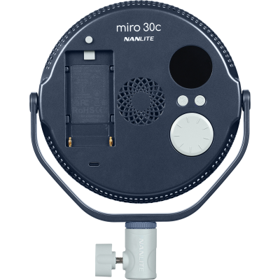 Avatar Shop|Nanlite Miro 30c LED Full-color Round Panel Light  (Midnight Blue)|Nanlite
