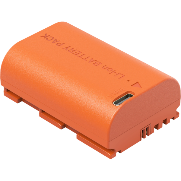 SmallRig 4968 LP-E6NH USB-C Rechargeable Camera Battery Orange, Acumulator dedicat Canon