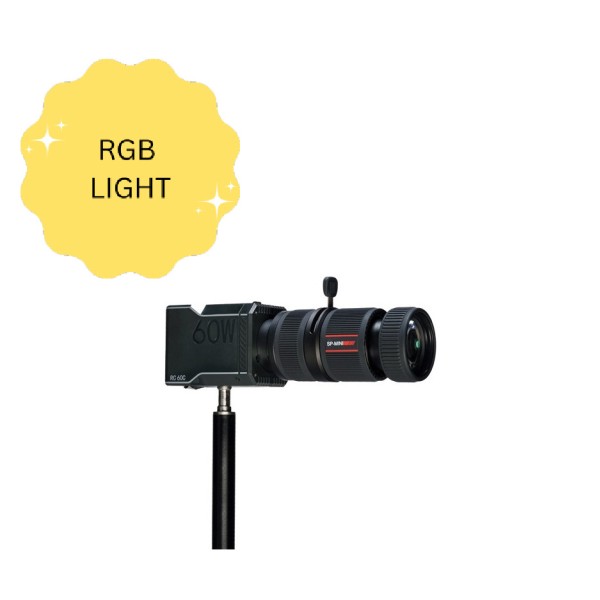 Kit iluminare profesionala full colour SmallRig RC 60C RGB LED + Atasament Proiectie Optica (GoBo)