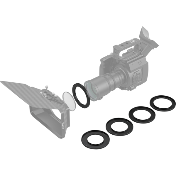 SmallRig 3410 Screw-In Reduction Ring Set (67, 72, 77, 82, 86mm - 114mm) For Matte Box 2660, Inele adaptoare