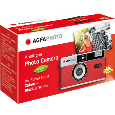 Avatar Shop|Agfaphoto Reusable Camera 35mm Red, Aparat foto analog, film|AGFAPHOTO