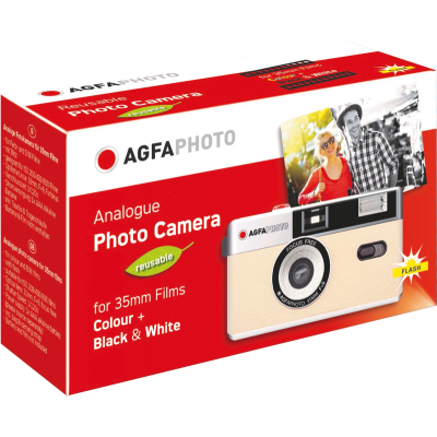 Avatar-Shop|Agfaphoto Reusable Camera 35mm BEIGE, Aparat foto analog, film|AGFAPHOTO
