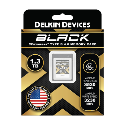 Avatar-Shop|Card memorie, Delkin CFexpress BLACK R3530/W3250 (4.0) 1.3TB|DELKIN