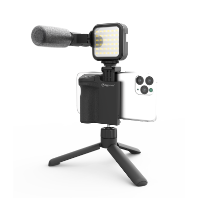 Avatar-Shop|Digipower Follow Me Vlogging kit, Trepied smartphone, cu microfon, cu lampa LED, incorporat|DIGIPOWER