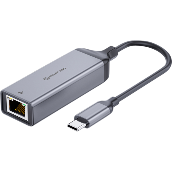 Adaptor LAN RJ45 la USB C, Hollyland USB-Type C To RJ45 Adapter (HL)