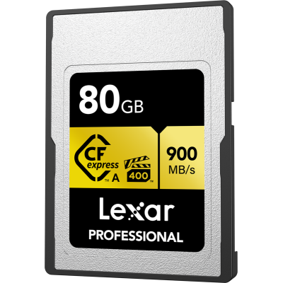 Avatar-Shop|Lexar CFexpress Pro Gold R900/W800 - VPG400 (Type A) 80GB, Card memorie|LEXAR