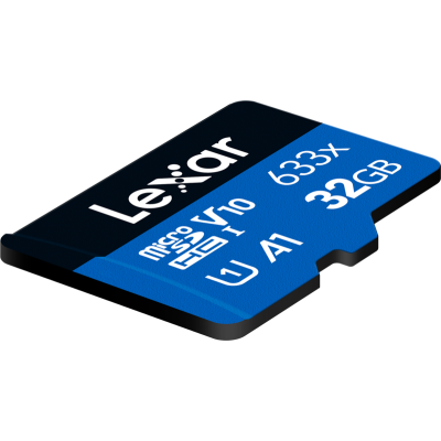 Avatar-Shop|Lexar microSDHC 633x UHS-I/A1/U3/10 R95/no adap (V10) 32GB, Card memorie MicroSD|LEXAR