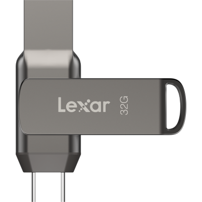 Avatar-Shop|Lexar JumpDrive Dual Drive D400 Type-C/Type-C & Type-A, up to 100MB/s read (USB 3.1) 32GB, Stick memorie USB, memorie externa|LEXAR