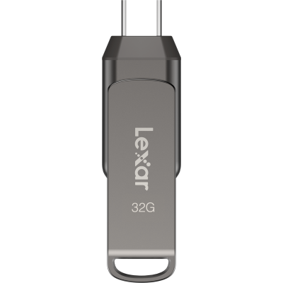 Avatar-Shop|Lexar JumpDrive Dual Drive D400 Type-C/Type-C & Type-A, up to 100MB/s read (USB 3.1) 32GB, Stick memorie USB, memorie externa|LEXAR