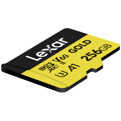 Avatar-Shop|Lexar microSDXC GOLD UHS-II/C10/A1/U3 R280/W100 (60) 256GB, Card memorie MicroSD|LEXAR